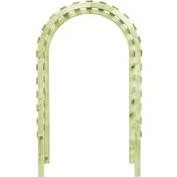vidaXL Kiefernholz Gartenpergola - Robuster Rosenbogen für Ihren Garten - Rosenbögen aus imprägniertem Kiefernholz, ideal für Kletterpflanzen und pflegeleicht. Verleihen Sie Ihrem Außenbereich natürlichen Charme mit dieser stabilen und wetterbeständigen Pergola.