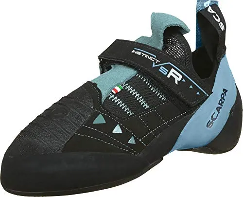 Scarpa Instinct VSR Kletterschuhe - Größe 39, schwarz - Hochwertige Kletterschuhe für Boulder und Hallen, bieten exzellente Sensibilität und Passform für maximale Performance.