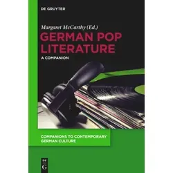 German Pop Literature / De Gruyter / Taschenbuch