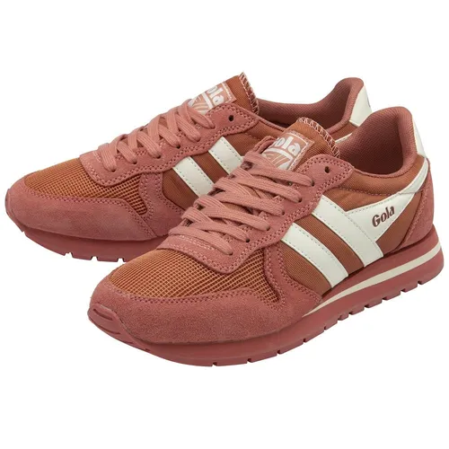 Gola Sneaker Daytona '88 in Rosa/Offwhite für Damen, Größe 39 (US 8) - Der Gola Sneaker Daytona '88 kombiniert Vintage-Stil mit modernem Komfort. Das Obermaterial aus Nylon, Mesh und Wildleder sorgt für Atmungsaktivität, während die übergroße EVA-Zwischensohle für ein angenehmes Tragegefühl sorgt.