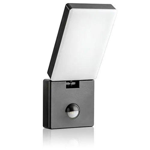 SEBSON Außen-Wandleuchte LED mit Bewegungsmelder - Lampen mit 15W und 900lm Lichtstrom, programmierbarem Bewegungsmelder für optimale Sicherheit, IP65 wetterfest und ideal für den Außenbereich.