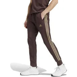 adidas Herren Essentials French Terry Tapered Cuff 3-Stripes Pants - Modische Hosen mit regulärem Schnitt und elastischem Bund, aus 100% Baumwolle für optimalen Komfort und lässigen Stil.