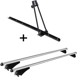 Fahrradträger ORION + Relingträger Tiger XL kompatibel mit für Mitsubishi Outlander PHEV ab 14