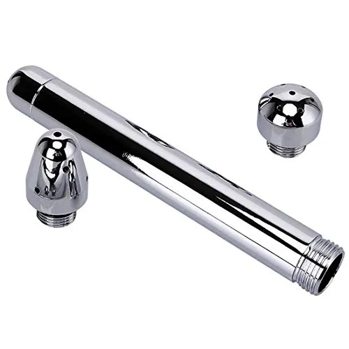 Duschkopf Set - Einlaufset für Intimreinigung mit 3 Duschkopf - Unisex Duschsystem - Männer/Frau, Analdusche, Po Dusche, Klistiere zur Darmreinigung, Intimdusche