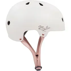 Rio Roller Rose Helmet - Unisex Skateboard-Helm für Erwachsene - Fahrradhelme aus robustem Material, bietet optimalen Kopfschutz und passt dank verstellbarem Riemen bequem für Kopfgrößen von 57-59 cm.