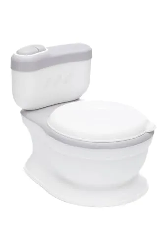 Fillikid Kinder Mini Toilette Exklusiv | Toilettentrainer mit Spülgeräusch - Töpfchen-Trainer mit integriertem Fach für feuchtes Toilettenpapier, macht den Übergang von Windel zu Toilette kinderleicht und unterhaltsam.