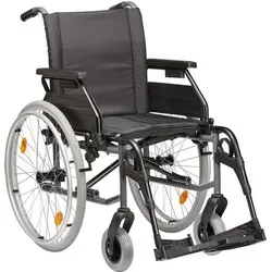 Dietz TOMTAR MR-S Rollstuhl - Manueller Rollstuhl für den täglichen Gebrauch, mit stabilem Stahlrohrrahmen und höhenverstellbaren Fußplatten, ideal für eine zuverlässige Mobilität im Alltag.