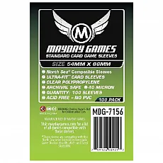 Mayday Games Standard North Sea Compatible Sleeves (100 Stück) 54x86mm - 7156 - Kartenhüllen 303065