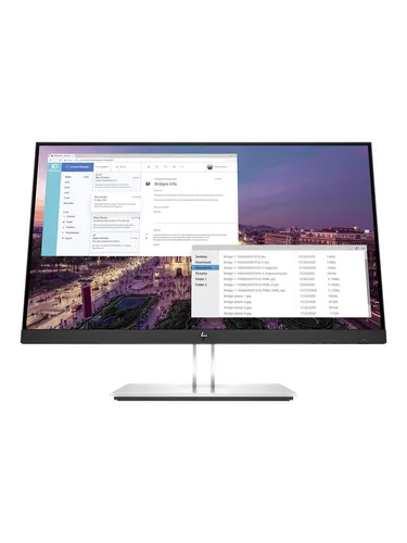 HP E23 G4 - 23 Zoll Full HD IPS Monitor (1920x1080), 5ms Reaktionszeit, vielseitige Anschlussmöglichkeiten und VESA-kompatibel für optimale Ergonomie