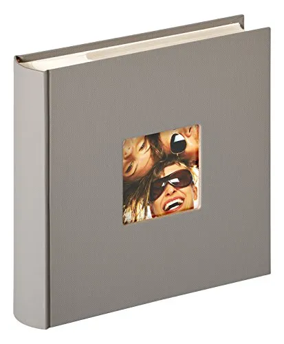 walther design ME-110-X Memo-Einsteckalbum Fun 200 Fotos 10x15 cm, grau