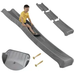 Gartenrutsche für Kinder, 3 m klappbar und robust, ideal für Spielturm - Die 3 m lange Gartenrutsche aus stabilen Materialien bietet eine hohe Belastbarkeit von 70 kg. Ideal für einen Spielturm, witterungsbeständig und leicht montierbar. Perfekt für Spaß im Freien!