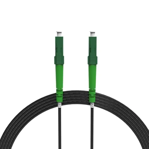 nexinex - 7m gepanzertes Glasfaserkabel LC/APC auf LC/APC Patchkabel | Kompatibel mit Telekom, Vodafone, 1&1, Fritzbox, etc. | LWL Simplex Singlemode OS2 FTTH Glasfaser Lichtwellenleiter Kabel