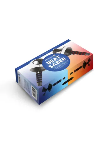 MAXX TECH Beat Saber Controller für PSVR2 - Wired - Sony PlayStation 5 - Vielseitiger 2-in-1 Controller für PSVR2-Spiele. Ergonomisches Design mit hochwertigem Griff für komfortable Spielsessions. Individuelle Halterungen für sicheren Halt der Controller.
