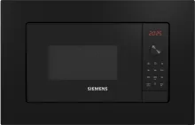 Siemens BE623LMB3 iQ300 - Einbau-Mikrowelle in Schwarz, cookControl8 Automatikprogramme und Grill-Funktion für beste Ergebnisse und einfache Reinigung