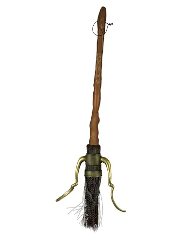 Harry Potter Besen - 1 Meter langer Besen, perfekt für Harry Potter Fans und spannende Gesellschaftsspiele mit Freunden