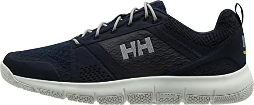 Helly Hansen Herren Skagen F-1 Offshore Slipper, Navy/Graphite Blue/Off White, 45 - Wanderschuhe mit HH Max-Vent für optimale Atmungsaktivität und schnelles Trocknen, ideal für Outdoor-Abenteuer.