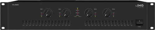 IMG Stageline STA-2000D - 4-Kanal-PA-Class-D-Verstärker - Verstärker mit 2000 Watt RMS Leistung, ideal für professionelle Audioanwendungen und Veranstaltungen, rack-montierbar für einfache Integration.