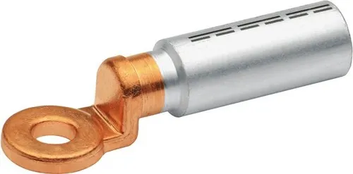 Klauke Al-Cu-Presskabelschuh 372R10 - Steckdosen- & Schalterteile, hochwertiger Al-Cu-Presskabelschuh für sichere Verbindungen mit Nennquerschnitten bis 300 mm², ideal für Aluminium- und Stahlseile.