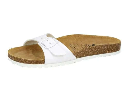 Lico Pantolette Bioline Once - Bequeme Damenschuhe für den Sommer - Pantoletten aus hochwertigem Synthetik mit atmungsaktiver Lederdecksohle für ein angenehmes Fußklima. Ideal für Garten, Badesee und entspannte Spaziergänge.