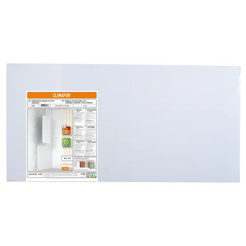 Climapor Styroporplatte Energiespar-Dämmplatte, weiß, 1 x 0,5 m - Dämmplatten für effektive Wärmedämmung, ideal für Wände, 16 m² Verlegefläche, sorgt für Energieeinsparung und Komfort im Zuhause.