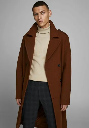 Jack & Jones Homme Jjeemil Knit Roll Neck Pullover, Écru - Pullover für Herren aus weicher Baumwollmischfaser mit Ripp an Halsausschnitt, Saum und Bündchen für optimalen Tragekomfort.