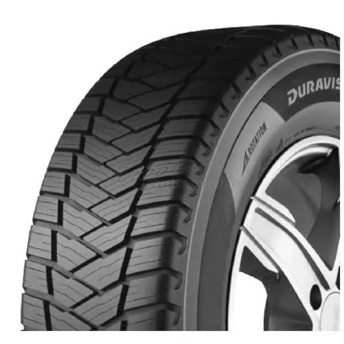 BRIDGESTONE DURAVIS 225/55 R17 C 109H | Ganzjahresreifen mit 3PMSF - Autoreifen mit Schneeflocken-Symbol für hervorragende Eisgriffigkeit, ideal für LLKW. Hohe Nasshaftung (Klasse A) und kraftstoffeffizient (Klasse C). Kostenloser Versand innerhalb Deutschlands!