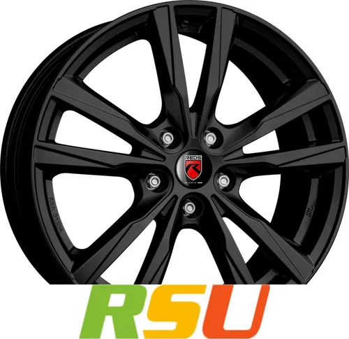 Momo K2 HD black matt 6.5x16" ET40 - Alufelgen in 16 Zoll mit Doppelspeichen-Design, aus hochwertigem Aluminium gefertigt und ideal für sportliche Fahrzeuge.