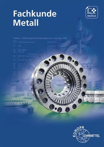 Fachkunde Metall Hörbuch - Umfassendes Fachwissen über Metallverarbeitung, ideal für Auszubildende und Profis, die ihre Kenntnisse erweitern möchten.