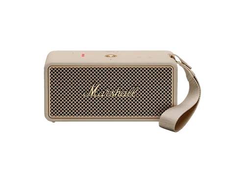 MARSHALL MIDDLETON II Bluetooth Lautsprecher, Cream - Bluetooth-Lautsprecher mit kraftvollem Sound und ikonischem Design, ideal für Musikliebhaber unterwegs.