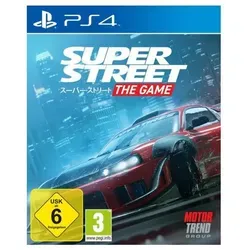 Super Street - The Game für PS4 - Rasantes Arcade-Racing-Spiel für PS4, in dem du dein Traumauto aus Schrott baust und in 5 einzigartigen Umgebungen fährst. Über 600 authentische Autoteile und intensiver Multiplayer-Modus sorgen für unvergessliche Rennen!