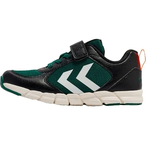 Hummel Speed 2.0 JR, Juni Bug, Größe 28 – Sportliche Kinderschuhe - Bequeme und atmungsaktive Schuhe mit elastischer Spitze und praktischem Klettverschluss für einen sicheren Halt beim Spielen.