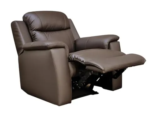 Vente-unique Relaxsessel Fernsehsessel Leder Evasion - Braun - Relaxsessel & -liegen mit manueller Relaxfunktion, hochwertigem Rindsleder und atmungsaktiver Polsterung für maximalen Komfort. Ideal zum Entspannen - jetzt zum Discountpreis bei Kauf-unique.de!