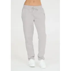 Sweathose CRUZ "Maida" für Damen, Größe 36, grau - Trainingsbekleidung mit 60% Baumwolle und 40% Polyester für ein weiches Tragegefühl. Ideal für Fitness und Freizeit, bietet diese Hose mit Dehnbund und Seitentaschen Komfort und Stil.