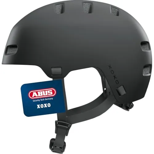 ABUS Fahrradhelm XOXO - Stylischer Cityhelm für Skateboard, Fahrrad & Scooter - Fahrradhelme mit hohem Tragekomfort und optimiertem Kinnpolster für sichere Mobilität – ideal für Jugendliche und Erwachsene.