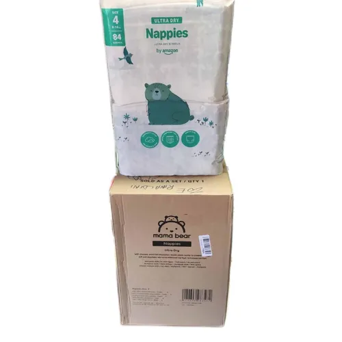 Mama Bear Windeln Babypflege Ultra Dry Größe 4 8 14 kg Monatsbox Weiß hochwertig