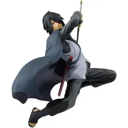 Banpresto Sasuke Uchiha Figurkwa z Boruto Naruto Next Generations 14cm Vibration Stars - Schwarz