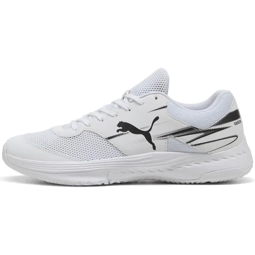 Puma Varion II Sportschuh - puma white-puma black (11) 10.5 - Fitnessschuhe für Herren mit SOFTFOAM+ Innensohle für maximalen Komfort und Dämpfung. Ideal für Handball und Fitnessstudio, bieten sie Atmungsaktivität und Stabilität bei schnellen Bewegungen.