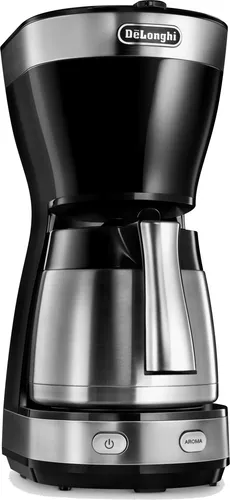 De Longhi ICM 16710 - Filterkaffeemaschine mit doppelwandiger Thermokanne, hält Kaffee bis zu 4 Stunden warm und fasst bis zu 10 Tassen