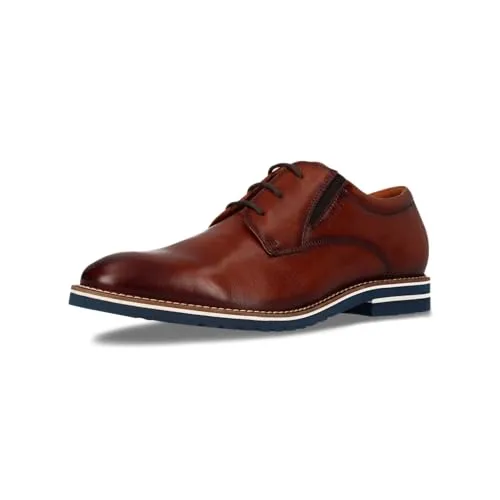 Salamander Herren Businessschuhe - Elegante Budapester Schnürer in Cognac, 45 EU - Herren-Schnürhalbschuhe im Budapester Style, ideal für Büro und Freizeit. Mit Wechselfußbett für optimalen Tragekomfort und stilvolles Lederdesign.