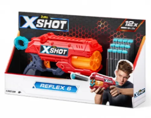 Orange EXCEL REFLEX launcher (12 darts) ZURU X-Shot 193052040275