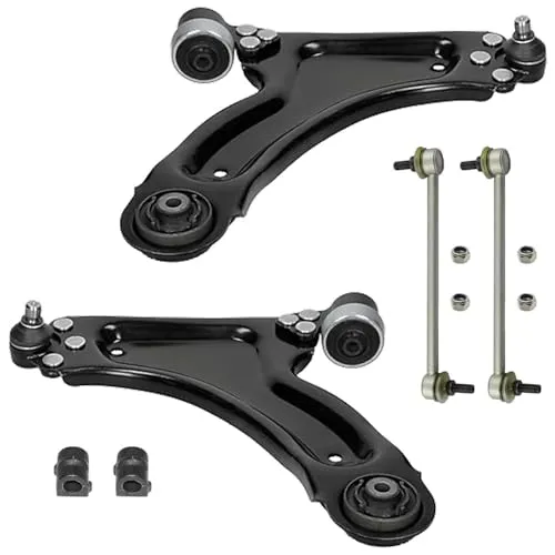 2x Querlenker 2x Koppelstange 2x Stabilisator Gummilagerung Vorderachse für Opel Meriva A