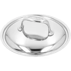 Demeyere Atlantis 7 Deckel 18 cm aus 18/10 Edelstahl - Hochwertiger Topfdeckel aus 18/10 Edelstahl, passend für 18 cm Töpfe. Ideal für gleichmäßiges Garen und Energieeinsparung in der Küche.