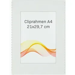 RAWWEST.BIS Rahmenloser Bilderrahmen A4 21x29,7 cm - Cliprahmen in Weiß - Der rahmenlose Bilderrahmen A4 von RAWWEST.BIS bietet eine elegante Lösung zur Präsentation von Fotos und Dokumenten. Mit bruchsicherem Acrylglas und stabiler HDF-Rückwand schützt er Ihre Erinnerungen stilvoll und zuverlässig.