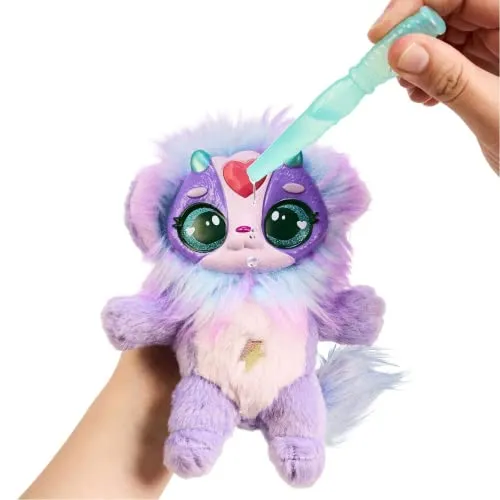 My Magic Mixies Magicolor Surprise Mittelgroßer Zaubertrank Zaubertrank mit einem Mixie Plüschtier 6 Modelle zum Sammeln, ab 5 Jahren, Famosa (MGX08000)