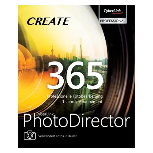 CyberLink PhotoDirector 365 - Bildbearbeitung leicht gemacht - Multimedia-Softwarelösung für kreative Fotobearbeitung mit umfassenden Funktionen, ideal für Hobbyfotografen und Profis.
