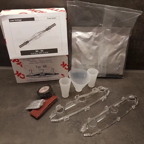BBC Cellpack Verbindungsmuffe EG Gr.M0 max. N(A)YY 4x6, 5x2,5 - Leitungs- & Kabelverbinder, hochwertige Verbindungsmuffe aus Deutschland für sichere und langlebige Kabelverbindungen.