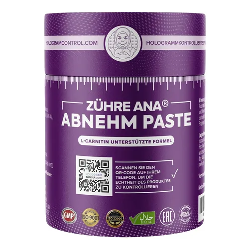 Zühre Ana Natürliches Abnehmen - Schneller Stoffwechsel Fatburner - Pflanzliche Heilmittel mit Bio-Zutaten für effektive Gewichtsabnahme und Fettverbrennung. Enthält L-Carnitin und Kräutermischung für natürliche Unterstützung.