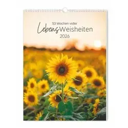 Wochenkalender 2026 LebensWeisheiten