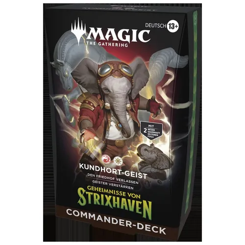 Magic the Gathering Commander Deck Lorehold Spirit - Erlebe spannende Duelle mit dem mehrfarbigen Commander Deck von Magic the Gathering. Ideal für Spieleabende, ab 6 Jahren geeignet.
