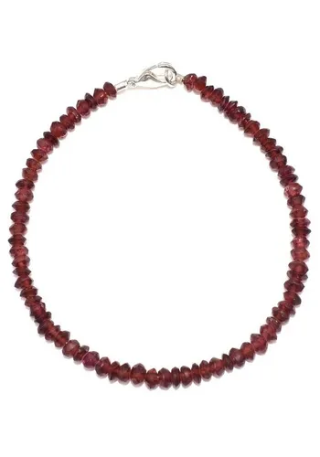 Firetti Armband aus Silber 925 mit Granat - Edles Schmuck Geschenk Made in Germany - Silberarmbänder mit hochwertigem Granat, der Deinem Look einen besonderen Glanz verleiht. Ideal als Geschenk für jeden Anlass und gefertigt mit höchster Handwerkskunst.